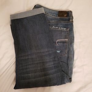 ⬇️ American Eagle Tomgirl Jeans Sz 18s NWOT